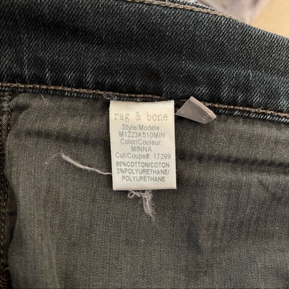 Rag & Bone Fit 2 Slim Jeans Size 33W - Picture 4 of 4